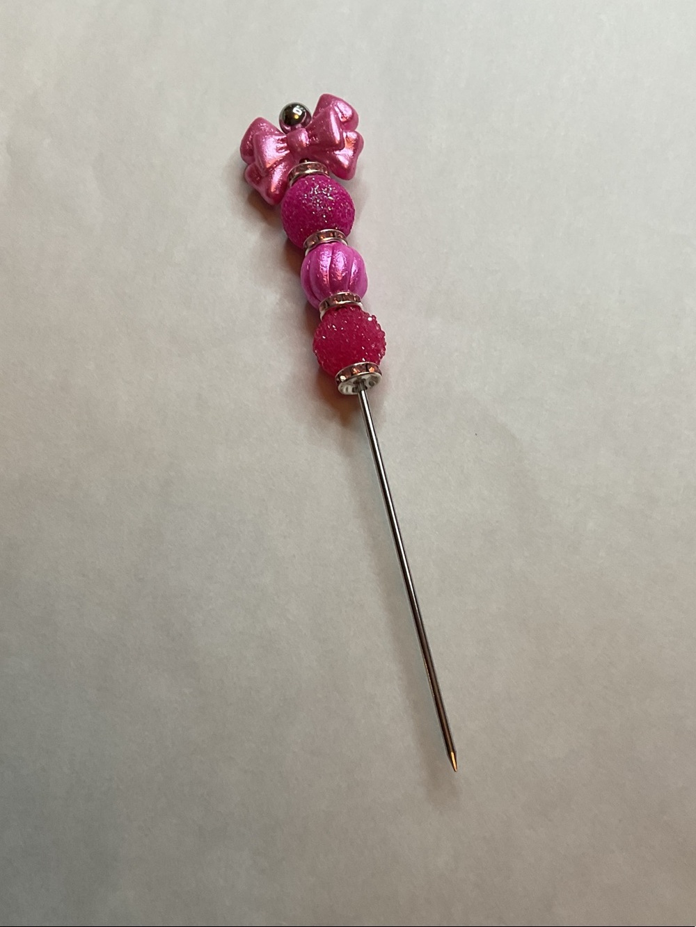 Pink Beaded 6” Pokey tool.